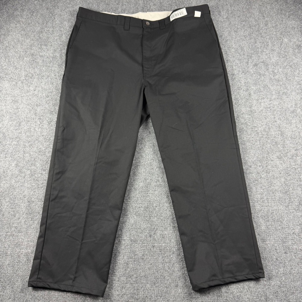 Dickies Work Pants Mens 44x30 Black Flex‎ Straight Leg LP22BK Trousers New